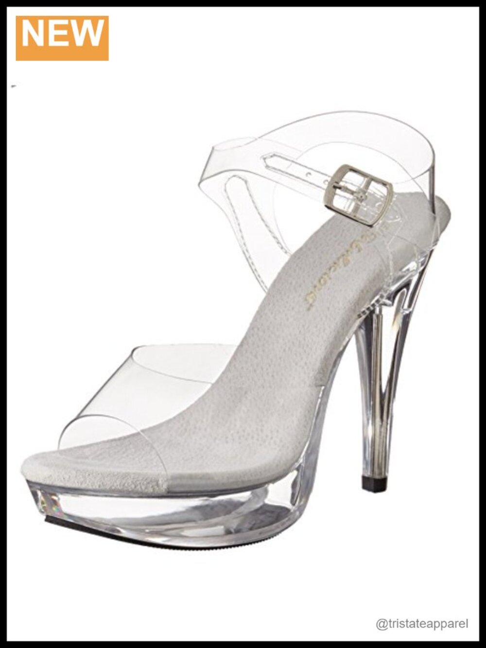 Pleaser Fabulicious Cocktail-508 Ankle-Strap Platform Sandal